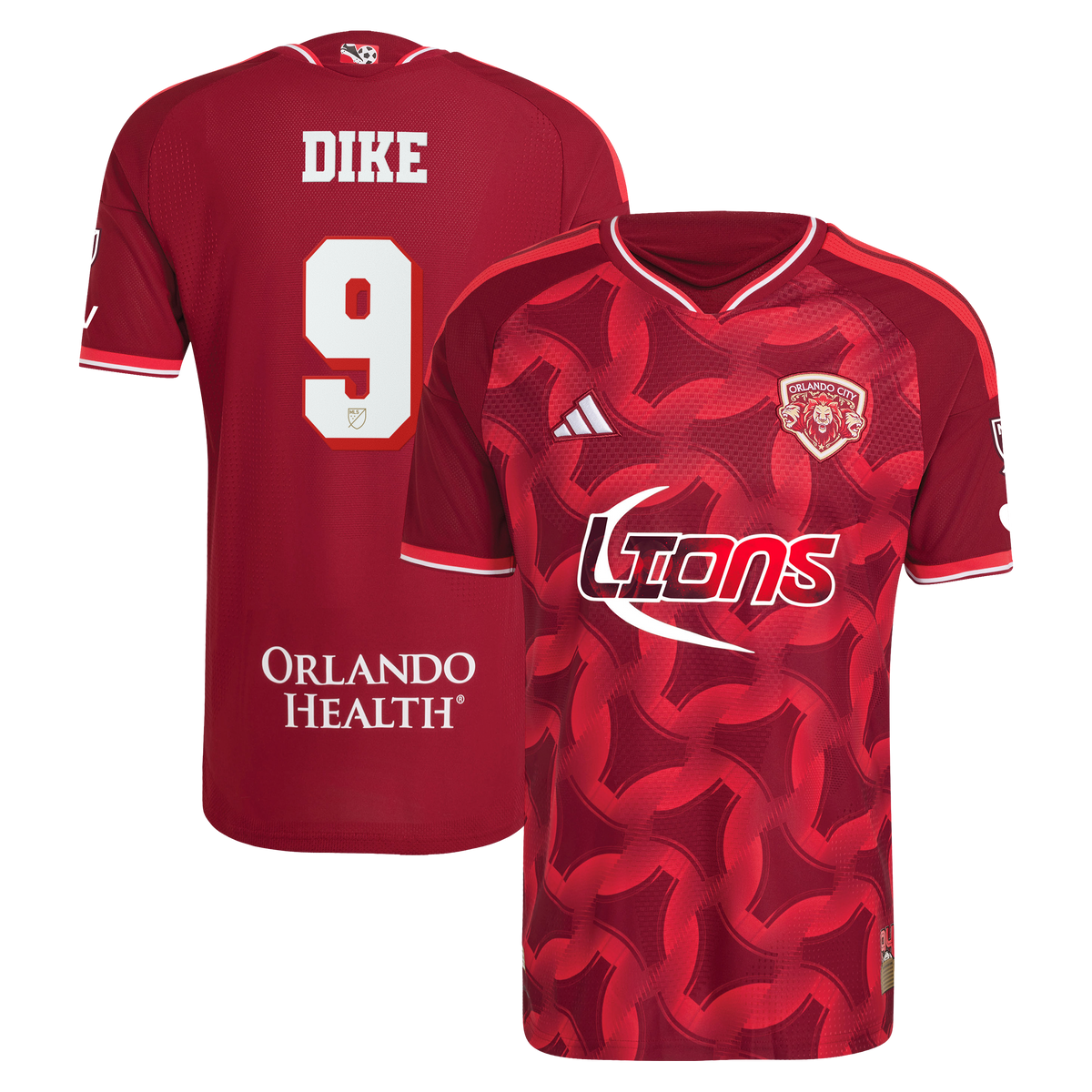 Men's Orlando City SC Daryl Dike Red 2026 Archive On-Field Authentic Jersey