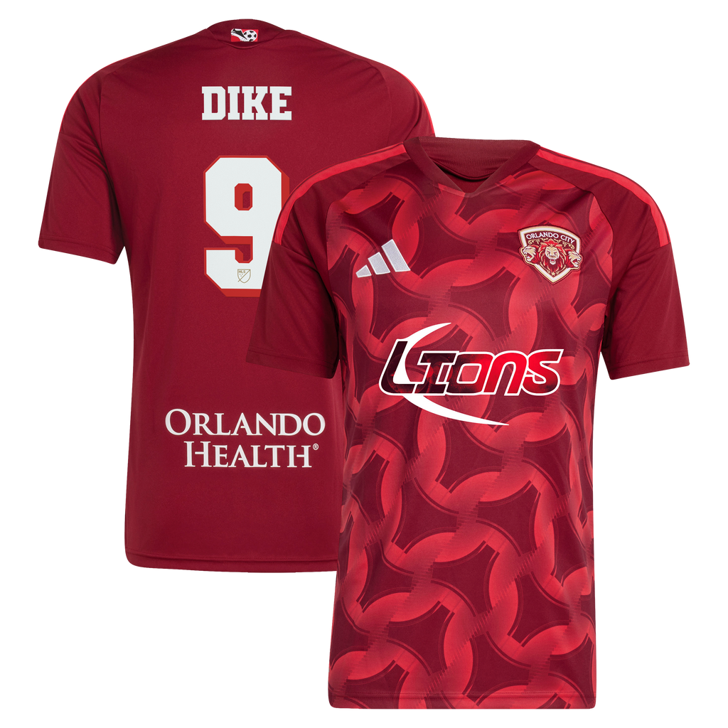Men's Orlando City SC Daryl Dike Red 2026 Archive Replica Jersey