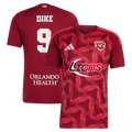 Men's Orlando City SC Daryl Dike Red 2026 Archive Replica Jersey