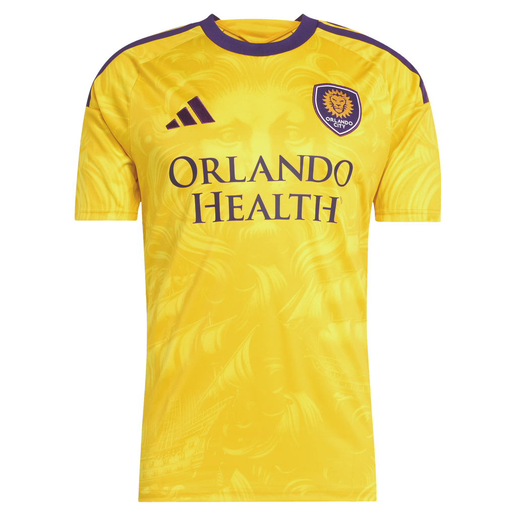 Men's Orlando City SC Daryl Dike Yellow 2026 Sunken Treasure Kit Secondary Replica Jersey