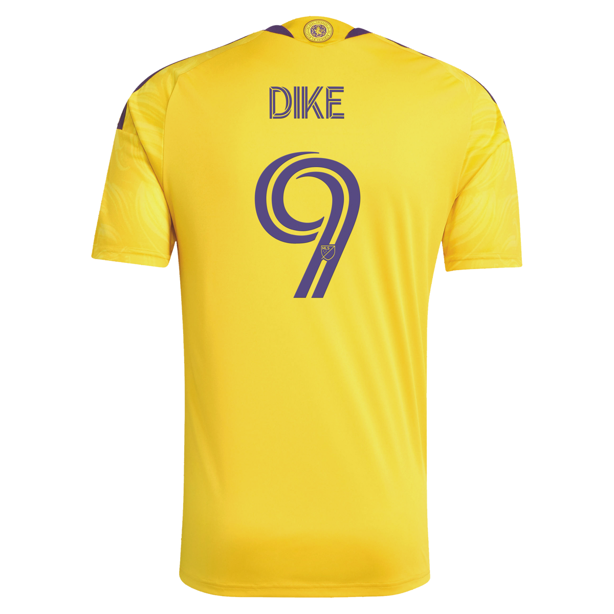 Men's Orlando City SC Daryl Dike Yellow 2026 Sunken Treasure Kit Secondary Replica Jersey