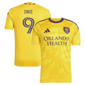 Men's Orlando City SC Daryl Dike Yellow 2026 Sunken Treasure Kit Secondary Replica Jersey
