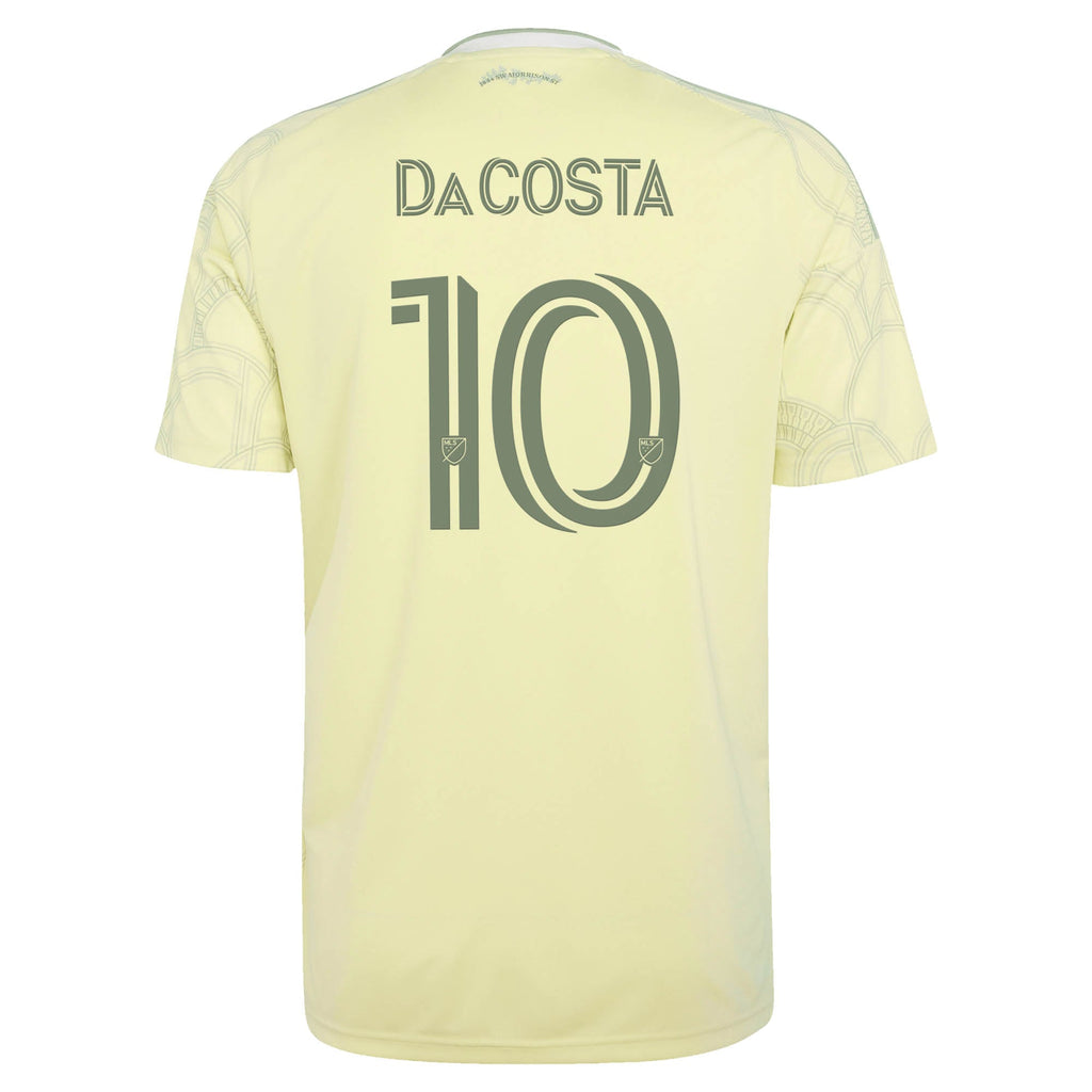 Men's Portland Timbers David Da Costa Yellow 2026 Civic Stadium Kit Replica Jersey
