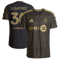 Men's LAFC David Martínez Black 2026 2026 Primary Kit On-Field Authentic Patch Jersey