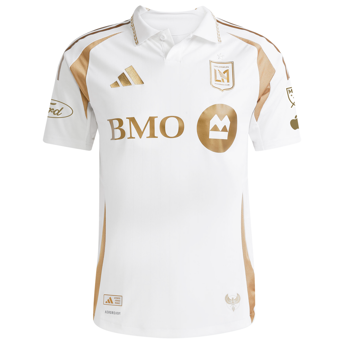 Men's LAFC David Martinez White 2025 Secondary Authentic Player Jersey