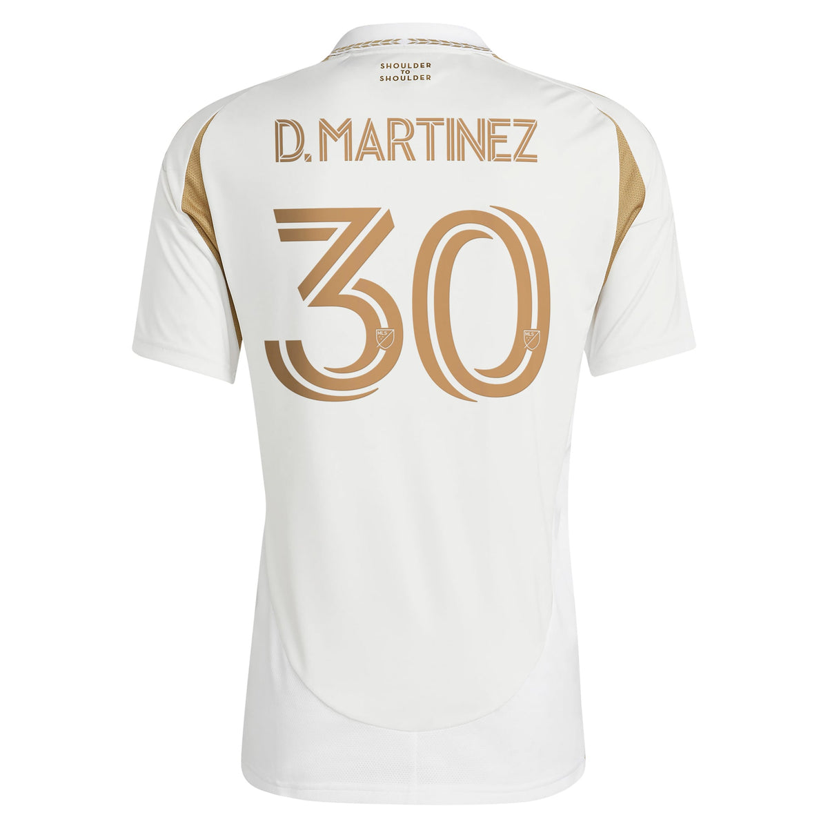 Men's LAFC David Martinez White 2025 Secondary Replica Player Jersey