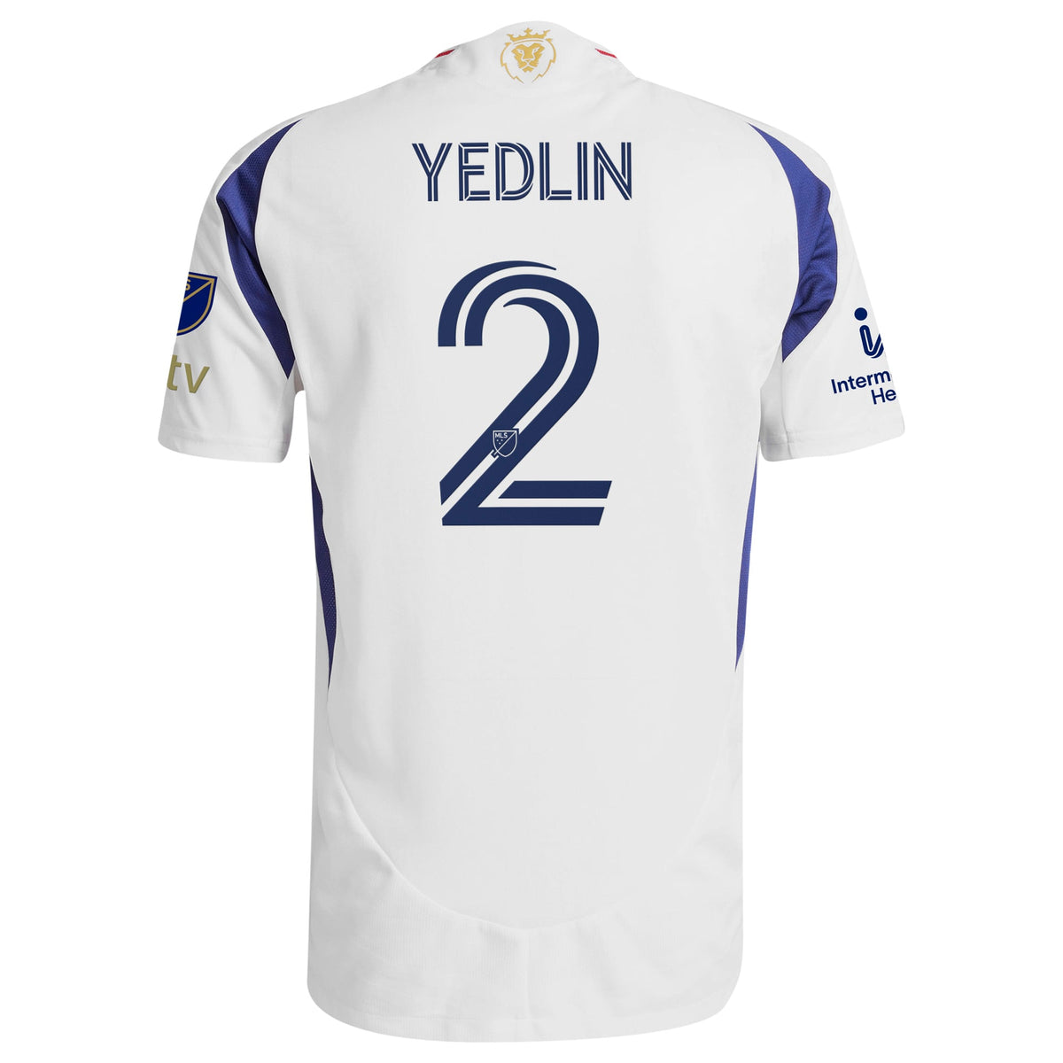Men's Real Salt Lake DeAndre Yedlin White 2025 Grid City On-Field Authentic Jersey