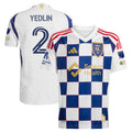 Men's Real Salt Lake DeAndre Yedlin White 2025 Grid City On-Field Authentic Jersey