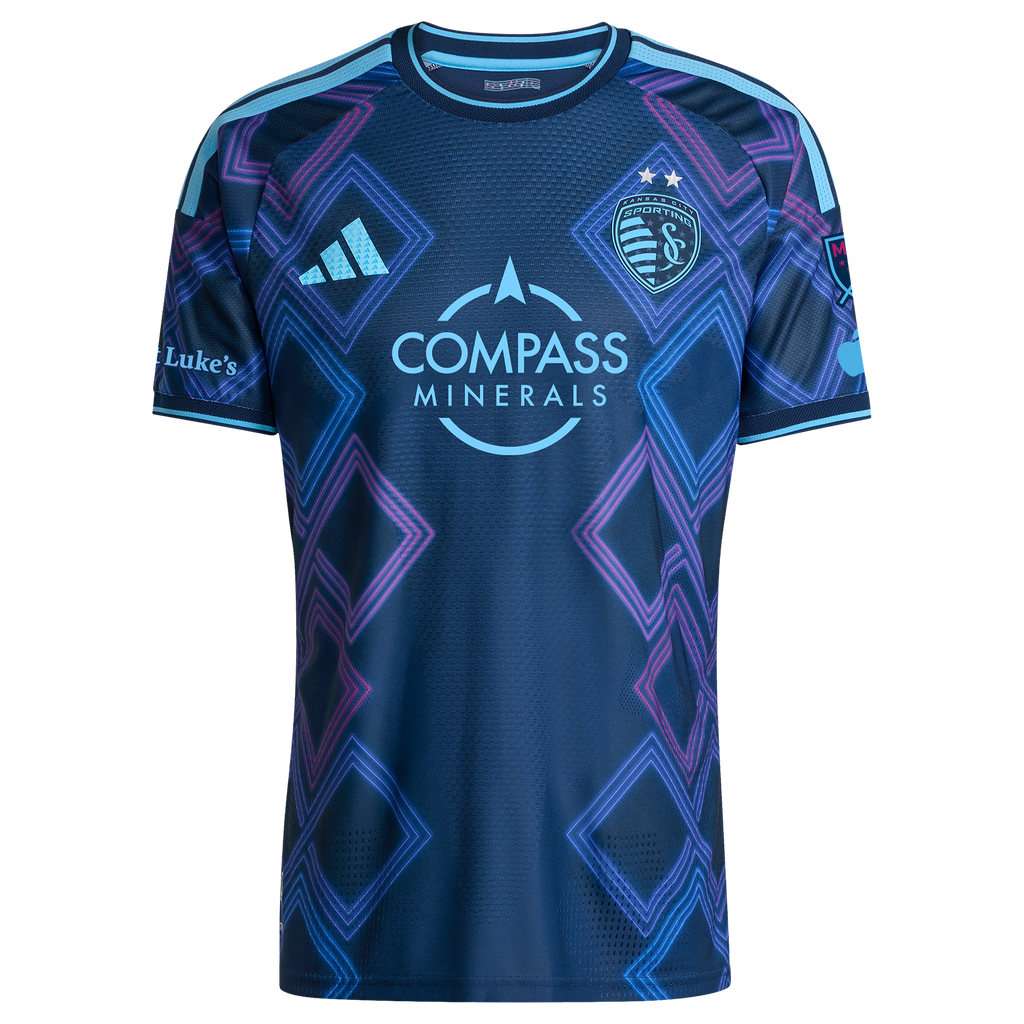 Men's Sporting Kansas City Dejan Joveljic Blue 2026 The 18th & Vine Kit On-Field Authentic Patch Jersey