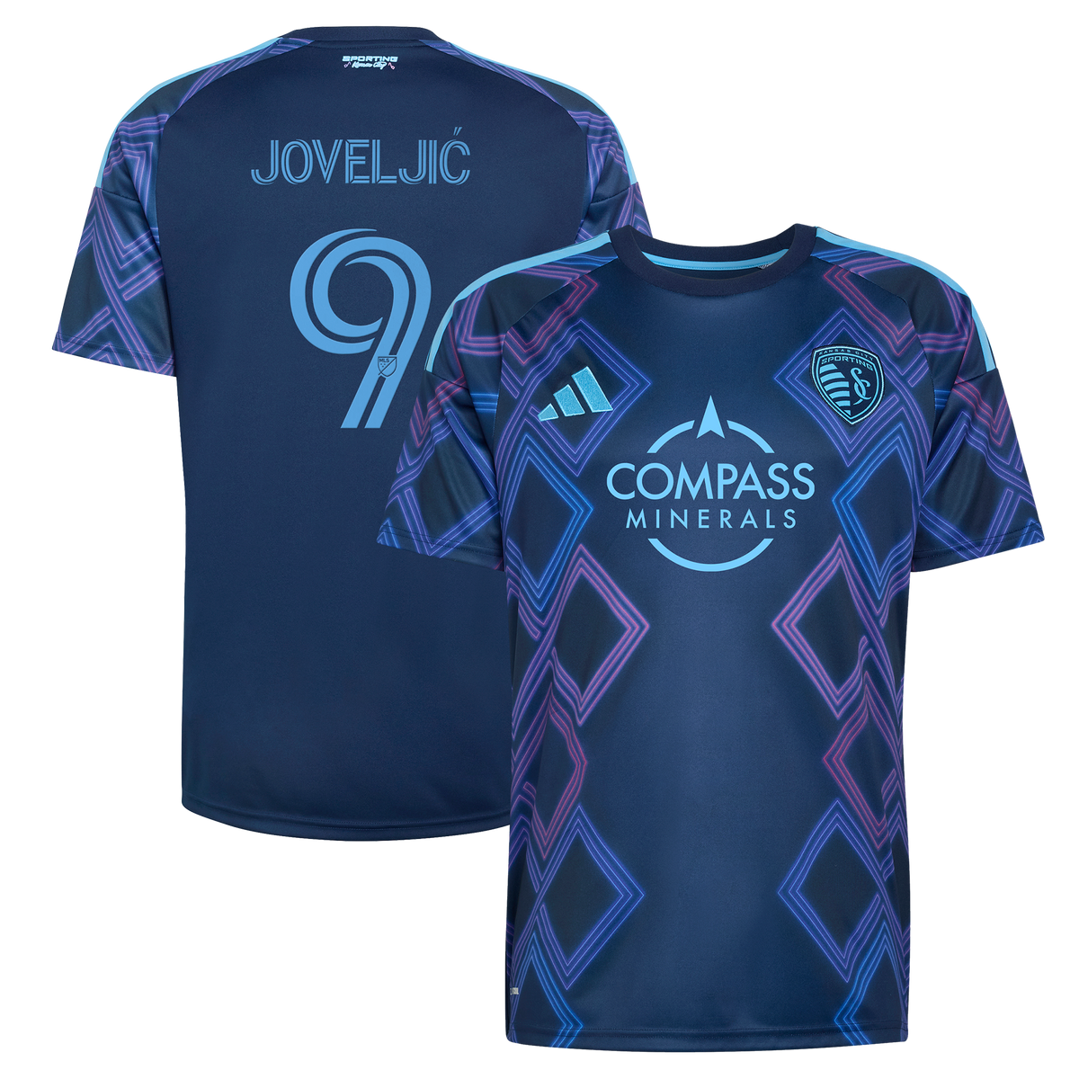Men's Sporting Kansas City Dejan Joveljic Blue 2026 The 18th & Vine Kit Replica Jersey