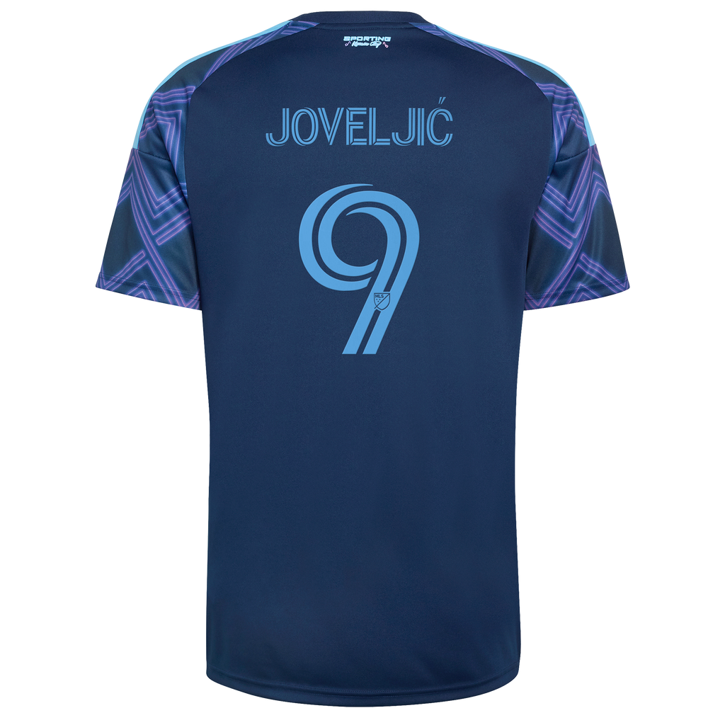 Men's Sporting Kansas City Dejan Joveljic Blue 2026 The 18th & Vine Kit Replica Jersey