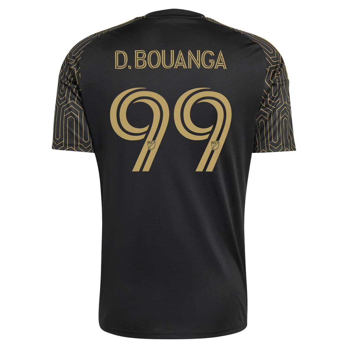 Men's LAFC Denis Bouanga Black 2026 Primary Kit Replica Jersey