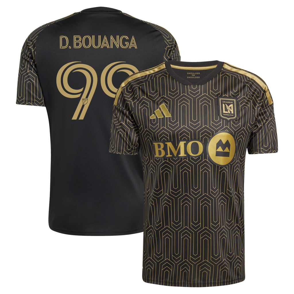 Men's LAFC Denis Bouanga Black 2026 Primary Kit Replica Jersey