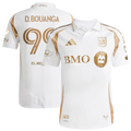 Men's LAFC Denis Bouanga White 2025 Secondary Authentic Player Jersey
