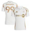 Men's LAFC Denis Bouanga White 2025 Secondary Replica Player Jersey