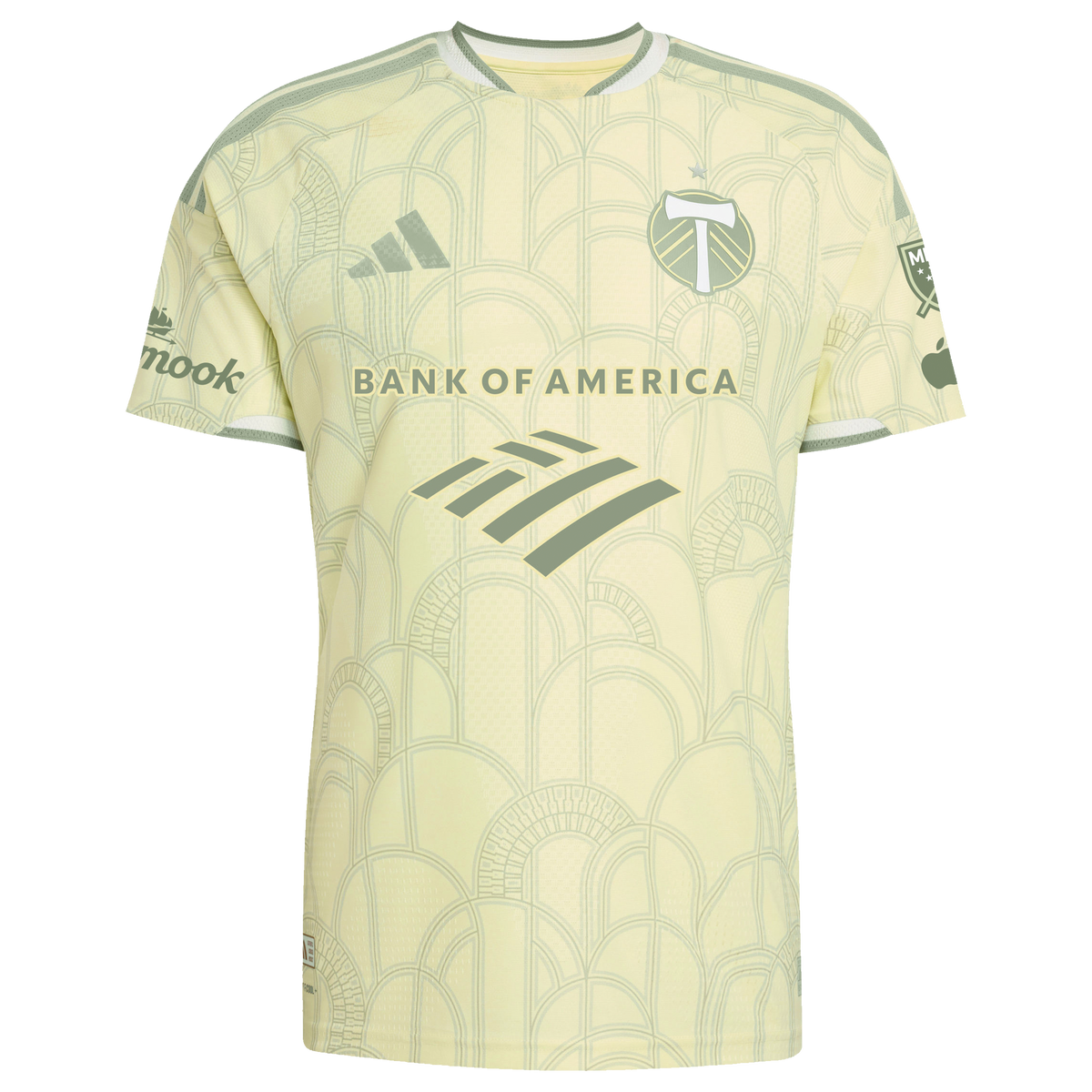 Men's Portland Timbers Diego Chara Yellow 2026 Civic Stadium Kit On-Field Authentic Patch Jersey