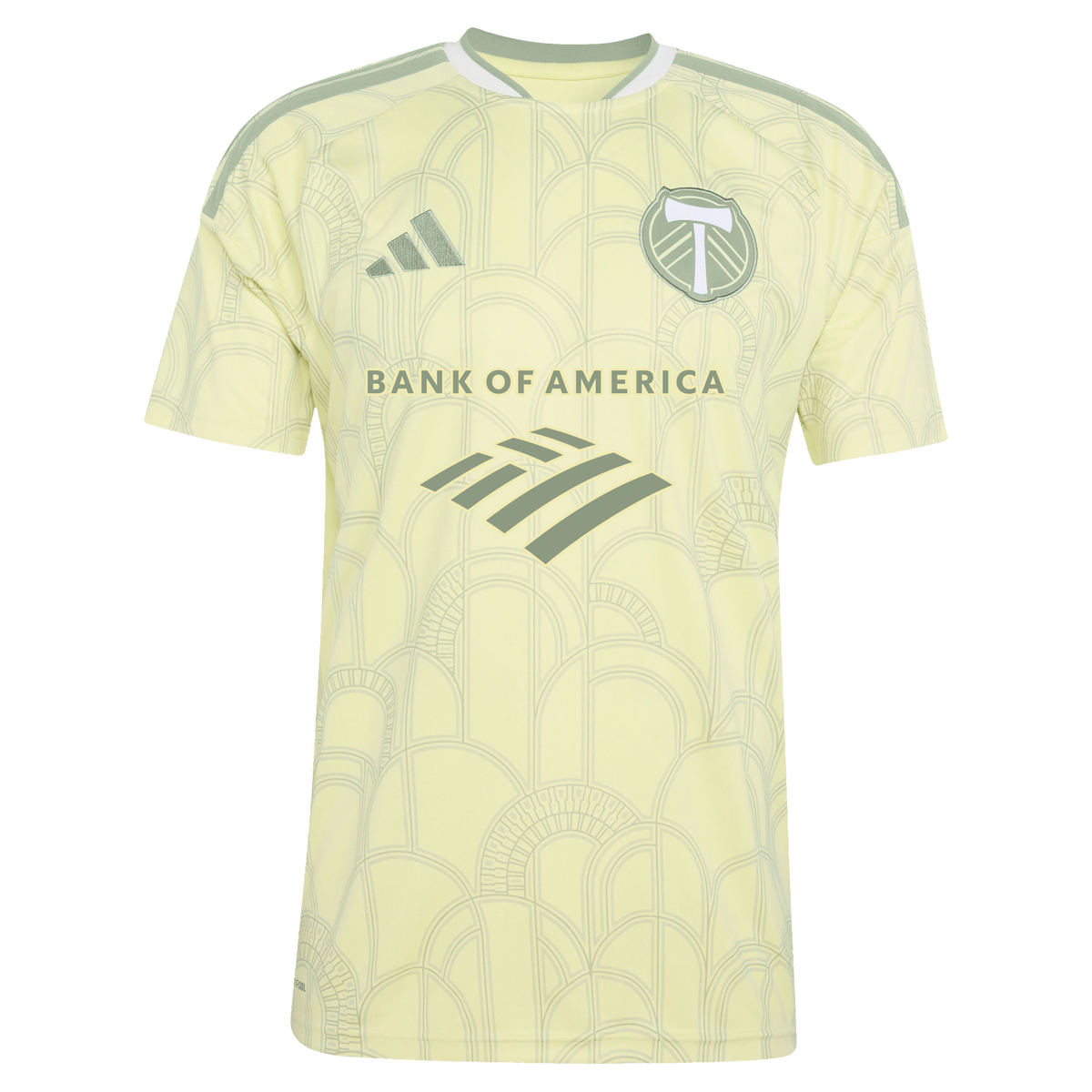 Men's Portland Timbers Diego Chara Yellow 2026 Civic Stadium Kit Replica Jersey