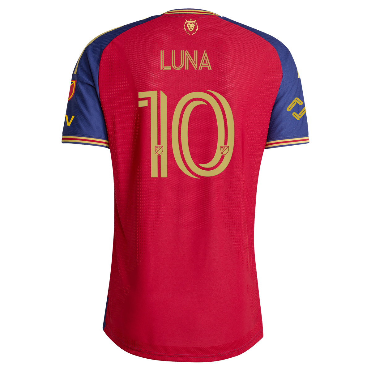 Men's Real Salt Lake Diego Luna Red 2026 The Switchback Primary On-Field Authentic Patch Jersey