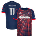 Men's New England Revolution Dor Turgeman Blue 2026 Independence Day On-Field Authentic Patch Jersey