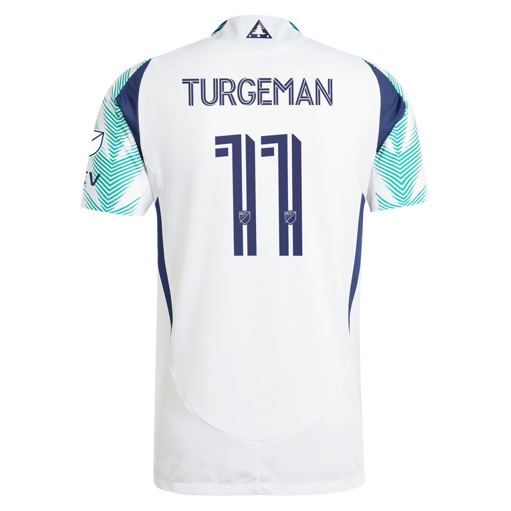 Men's New England Revolution Dor Turgeman White 2025 Eastern White Pine x Flag of New England On-Field Authentic Jersey