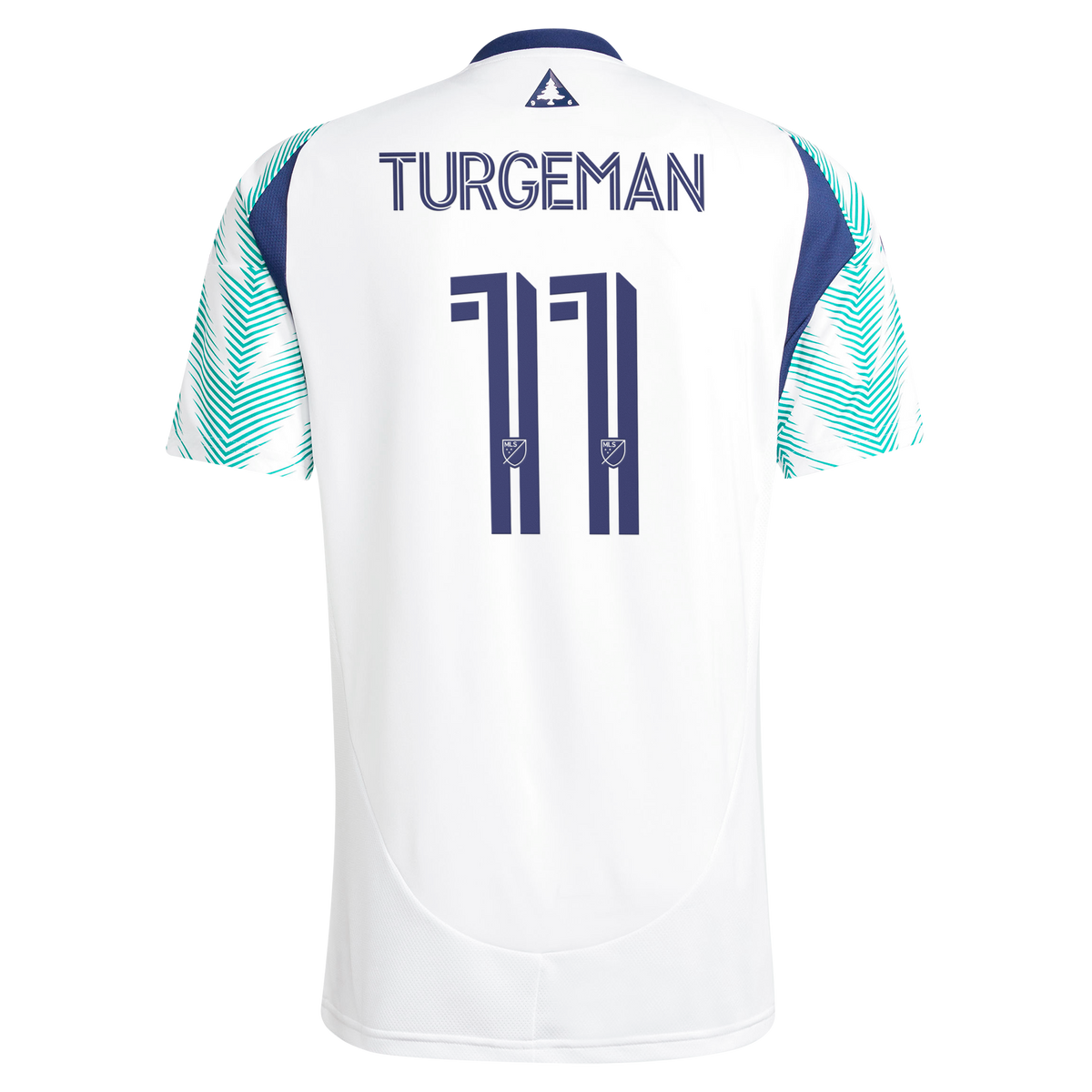 Men's New England Revolution Dor Turgeman White 2025 Eastern White Pine X Flag of New England Replica Jersey