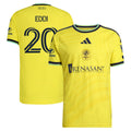 Men's Nashville SC Edvard Tagseth Yellow 2026 The Reverb Kit On-Field Authentic Patch Jersey