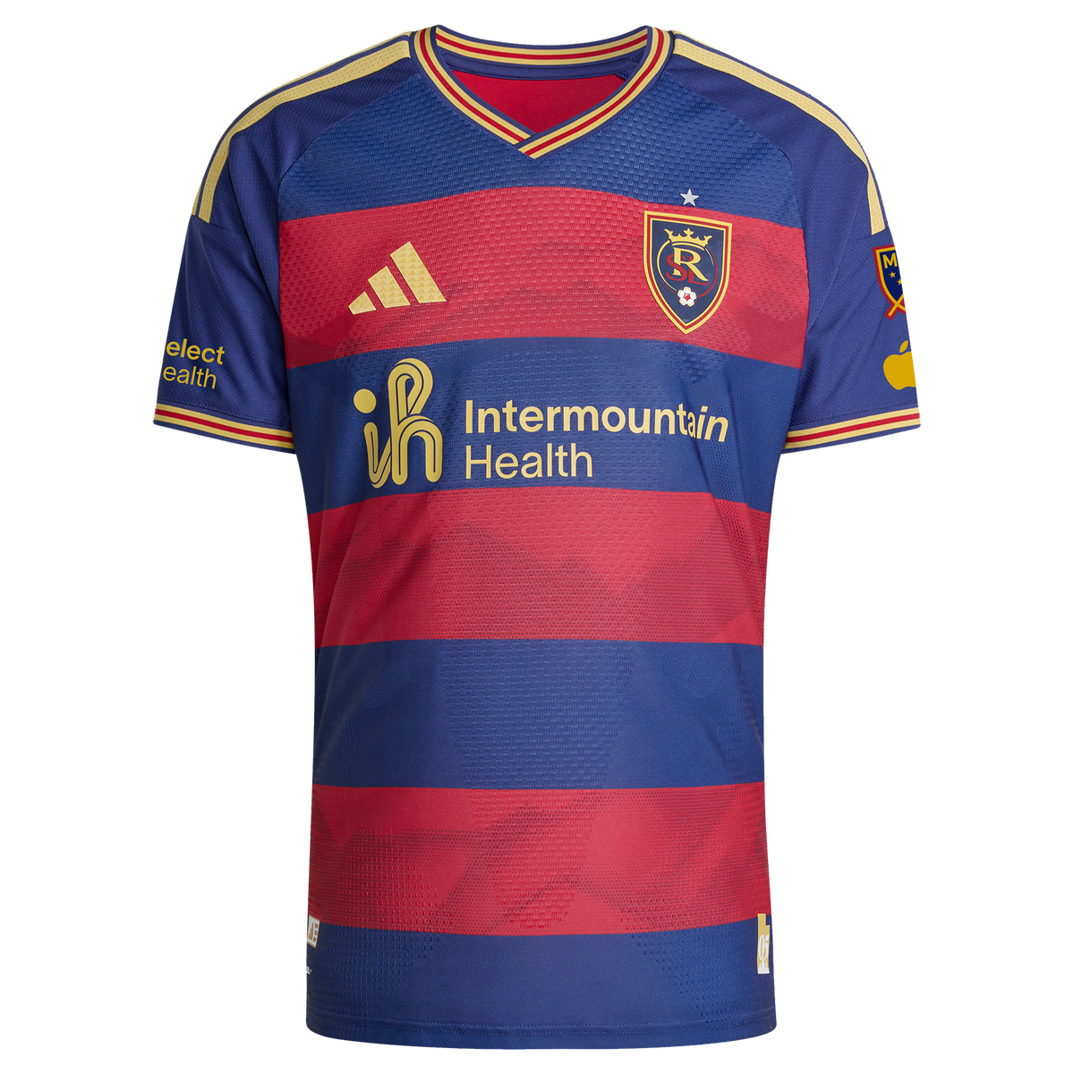Men's Real Salt Lake Emeka Eneli Red 2026 The Switchback On-Field Authentic Patch Jersey