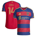 Men's Real Salt Lake Emeka Eneli Red 2026 The Switchback On-Field Authentic Patch Jersey