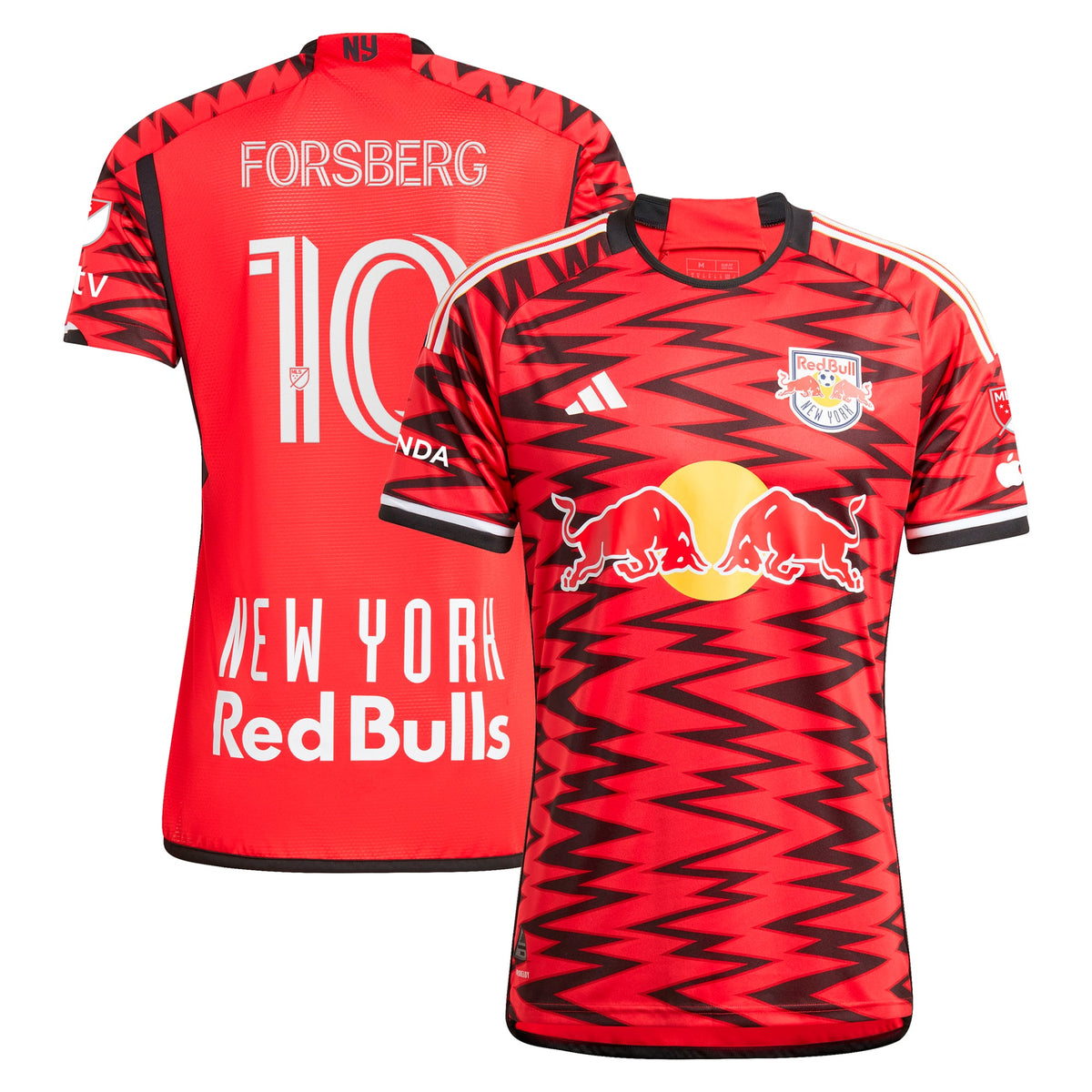 Men's New York Red Bulls Emil Forsberg Red 2024 Legacy Authentic Player Jersey