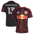 Men's New York Red Bulls Eric Maxim Choupo-Moting Black 2026 The Rooted Kit Replica Jersey