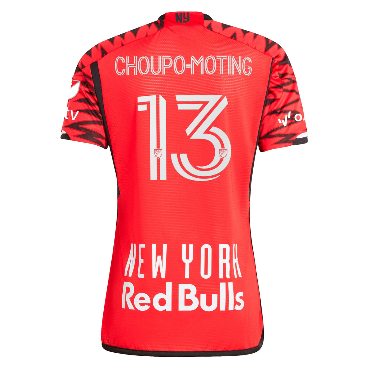 Men's New York Red Bulls Eric Maxim Choupo-Moting Red 2024 Legacy Authentic Player Jersey