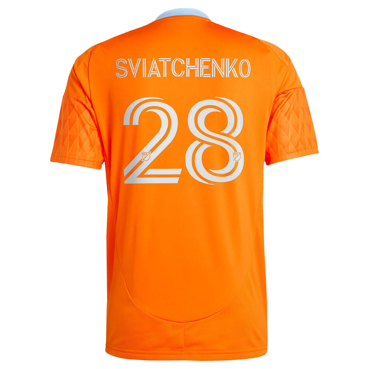 Men's Houston Dynamo FC Erik Sviatchenko Orange 2025 Season 20 Replica Player Jersey