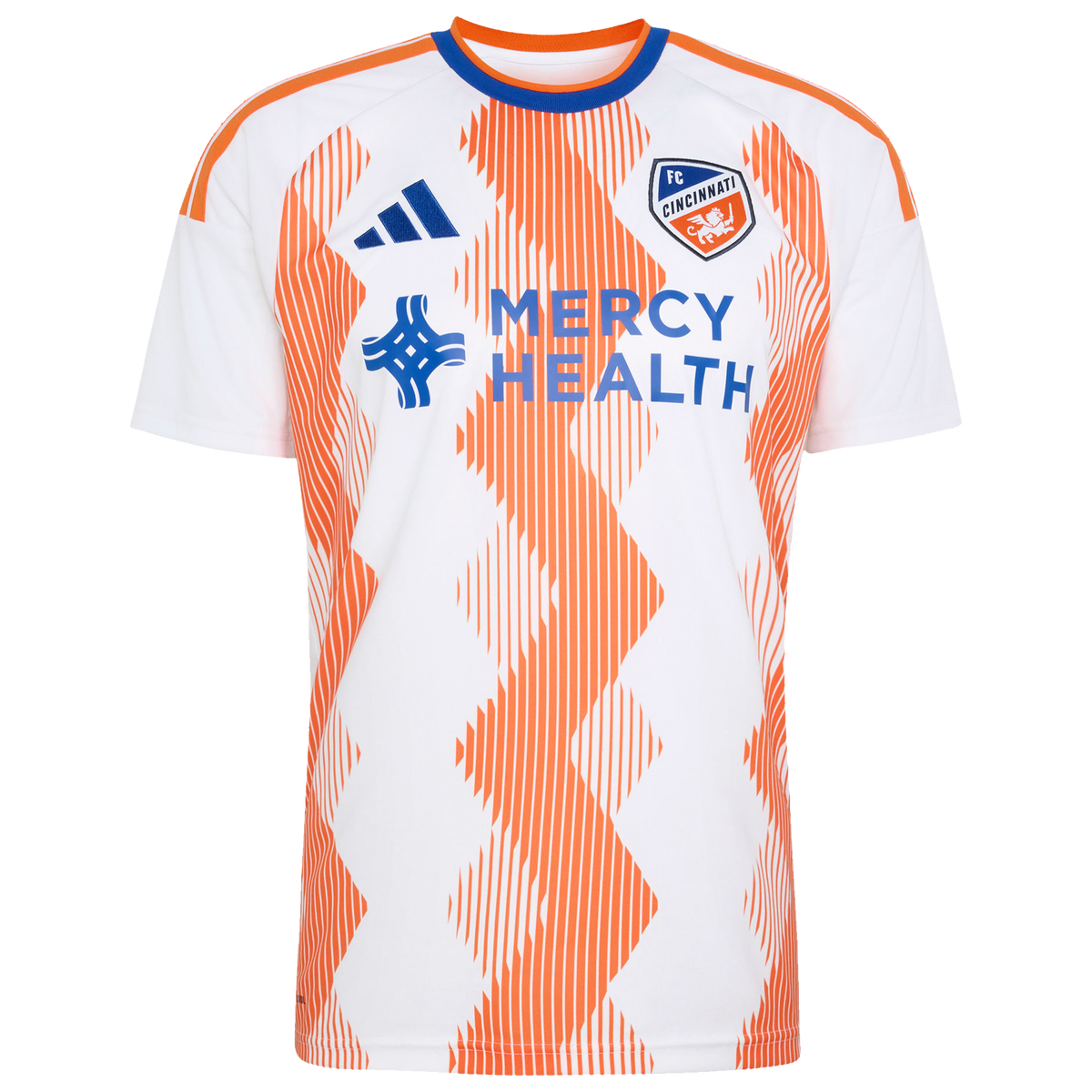Men's FC Cincinnati Evander da Silva Ferreira White 2026 The Seven Hills Kit Replica Jersey