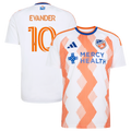 Men's FC Cincinnati Evander da Silva Ferreira White 2026 The Seven Hills Kit Replica Jersey