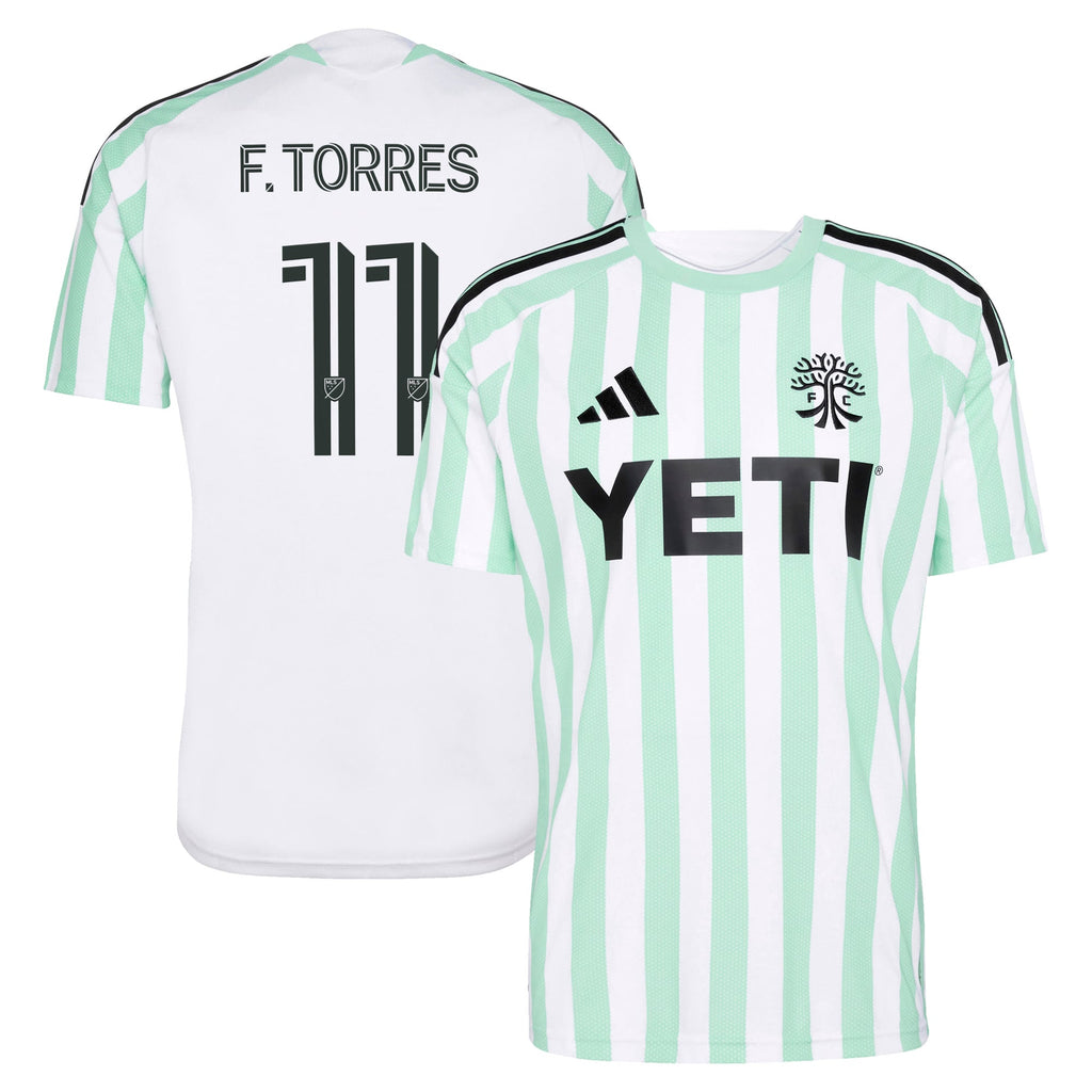 Men's Austin FC Facundo Torres White 2026 The Rooted Kit Replica Jersey