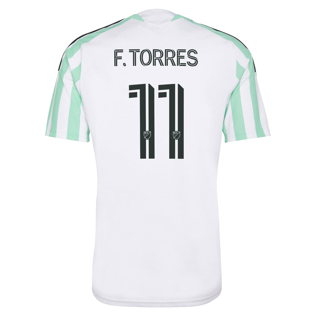 Men's Austin FC Facundo Torres White 2026 The Rooted Kit Replica Jersey