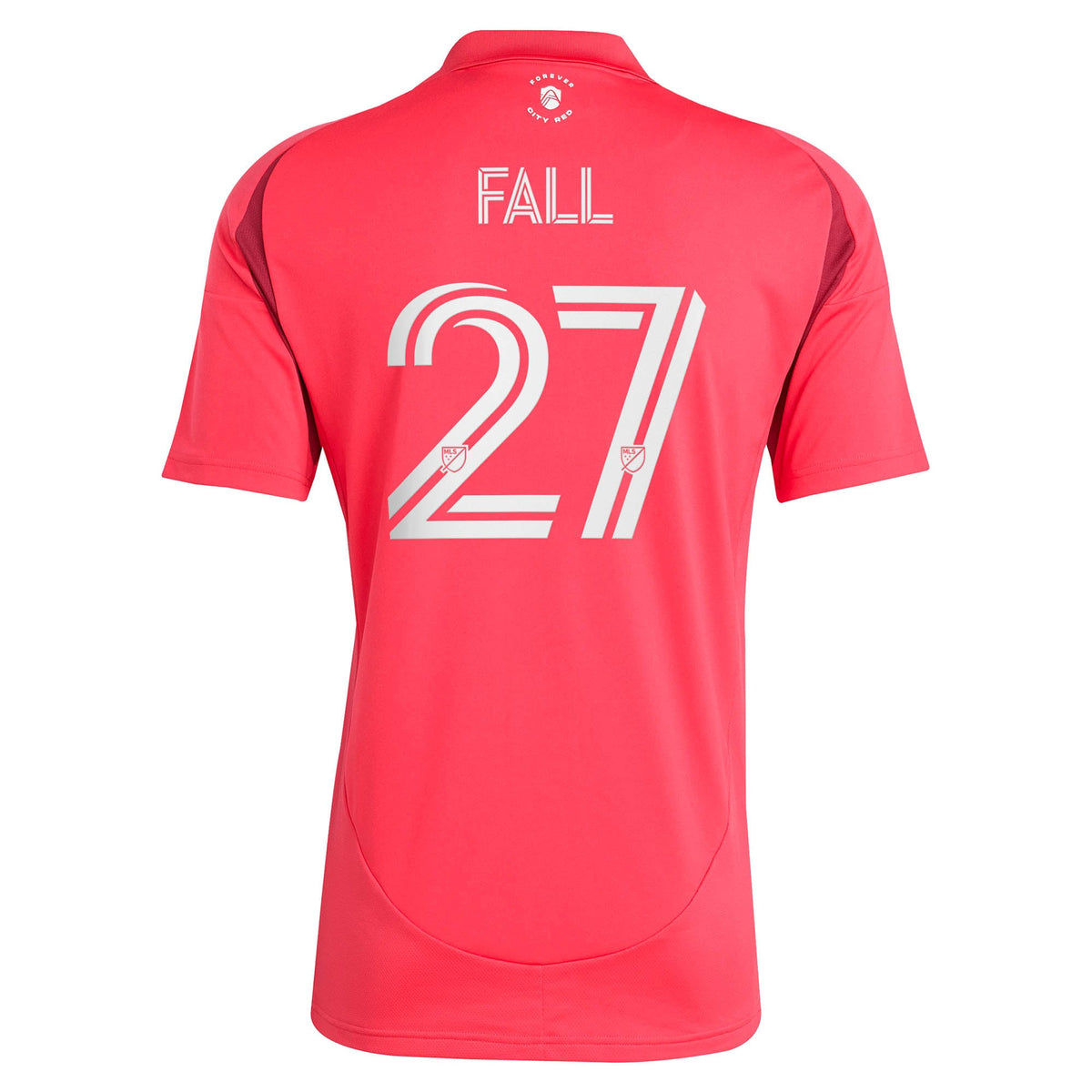Men's St. Louis CITY SC Fallou Fall Red 2025 Forever CITY Red Replica Jersey