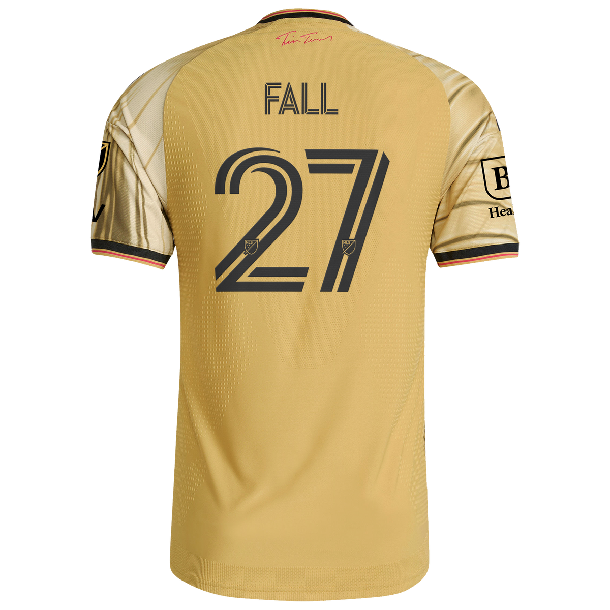 Men's St. Louis CITY SC Fallou Fall Yellow 2026 The Tina Turner Kit On-Field Authentic Patch Jersey