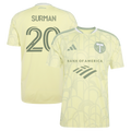 Men's Portland Timbers Finn Surman Yellow 2026 Civic Stadium Kit Replica Jersey