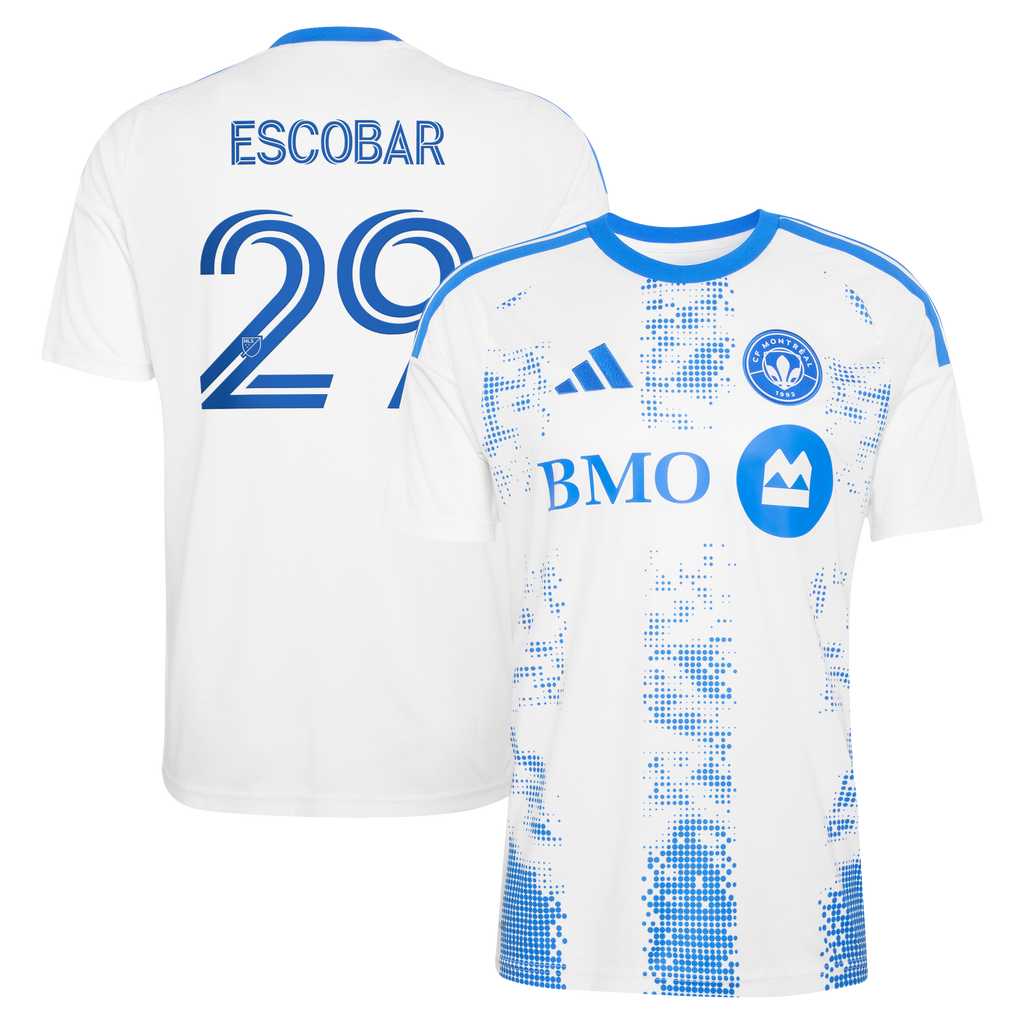 Men's CF Montreal Franco Escobar White 2026 The Procure Jersey Replica Jersey