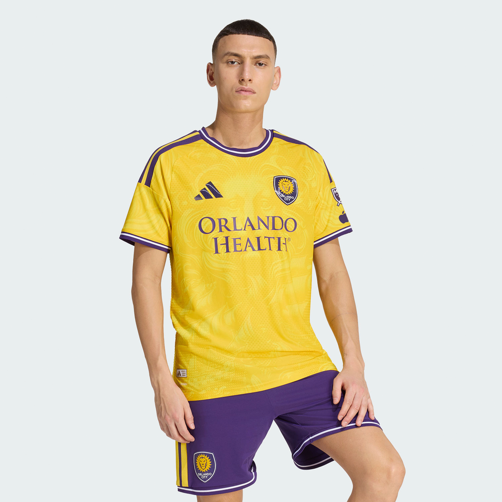 Men's Orlando City SC Gold 2026 Sunken Treasure Kit On-Field Authentic Patch Jersey