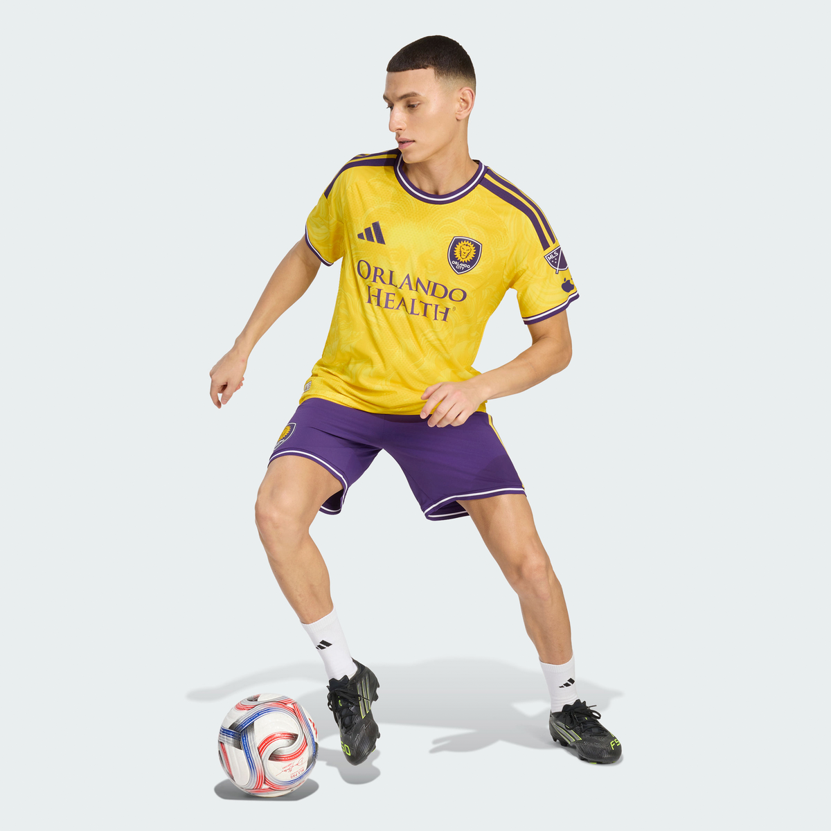 Men's Orlando City SC Gold 2026 Sunken Treasure Kit On-Field Authentic Patch Jersey