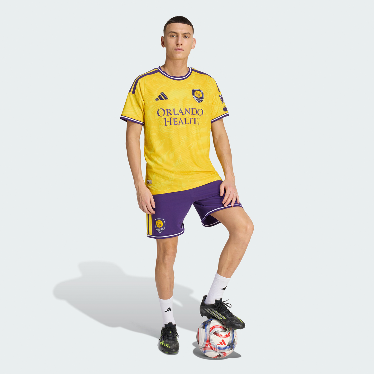 Men's Orlando City SC Gold 2026 Sunken Treasure Kit On-Field Authentic Patch Jersey