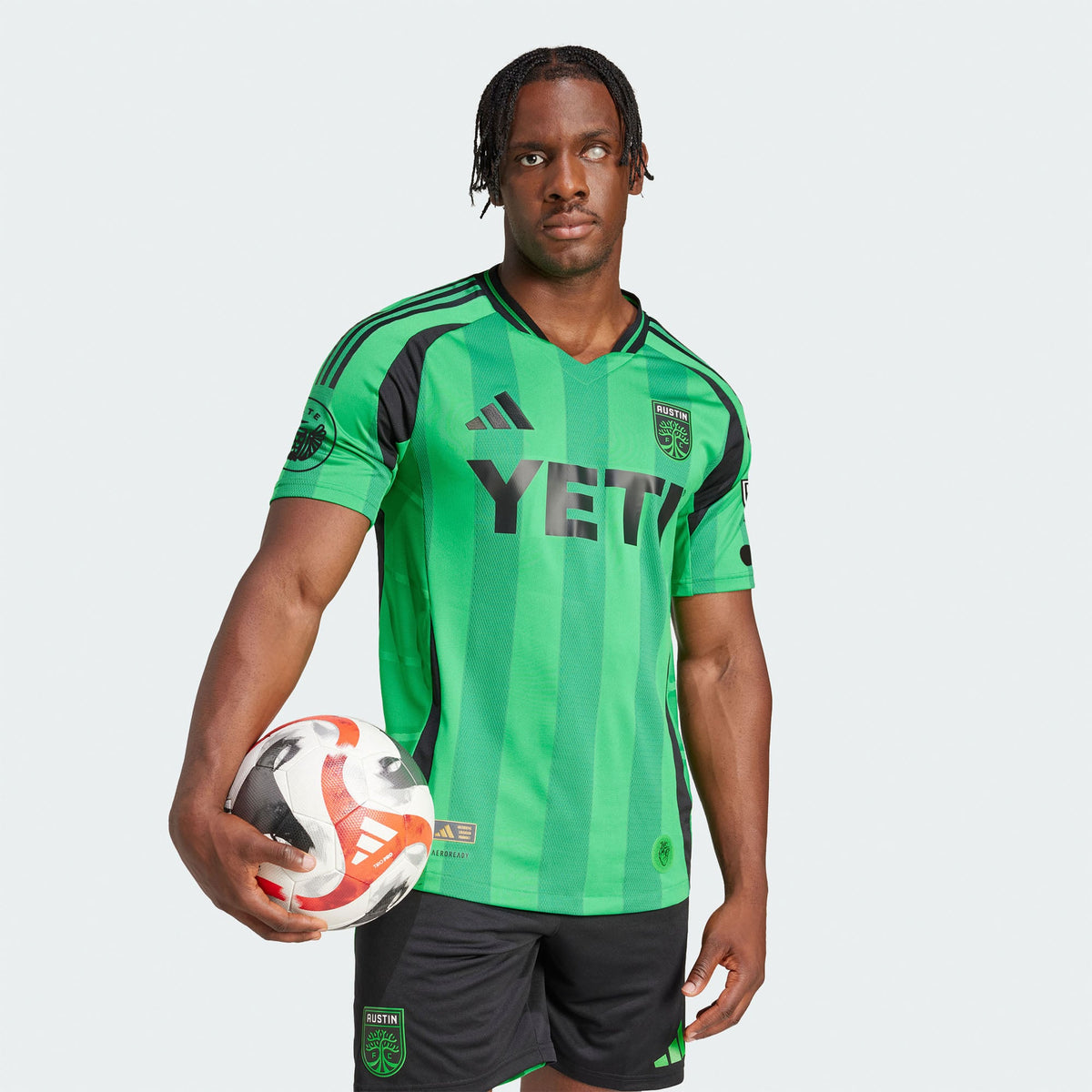 Men's Austin FC Green 2025 The Heartbeat Kit Authentic Jersey