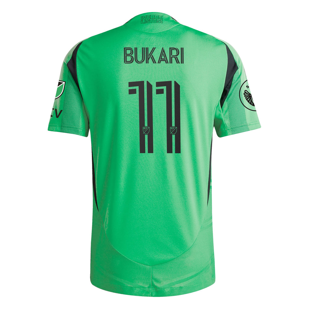 Men's Austin FC Green 2025 The Heartbeat Kit Authentic Player Jersey
