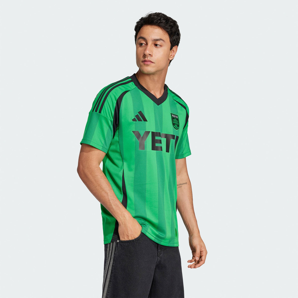 Men's Austin FC Green 2025 The Heartbeat Kit Replica Jersey