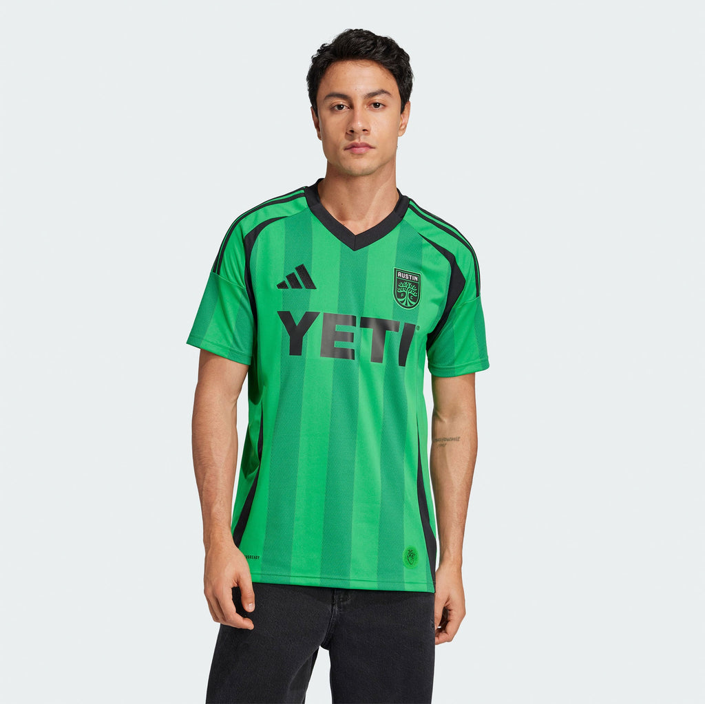 Men's Austin FC Green 2025 The Heartbeat Kit Replica Jersey
