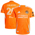 Men's Houston Dynamo FC Guilherme Augusto Vieira dos Santos Orange 2025 Season 20 On-Field Authentic Jersey