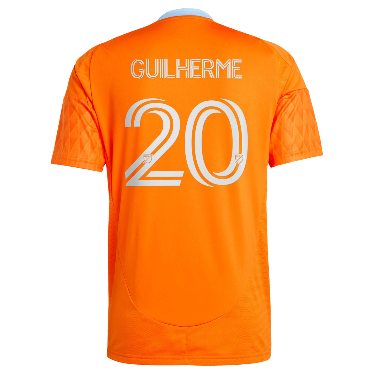 Men's Houston Dynamo FC Guilherme Augusto Vieira dos Santos Orange 2025 Season 20 Replica Jersey