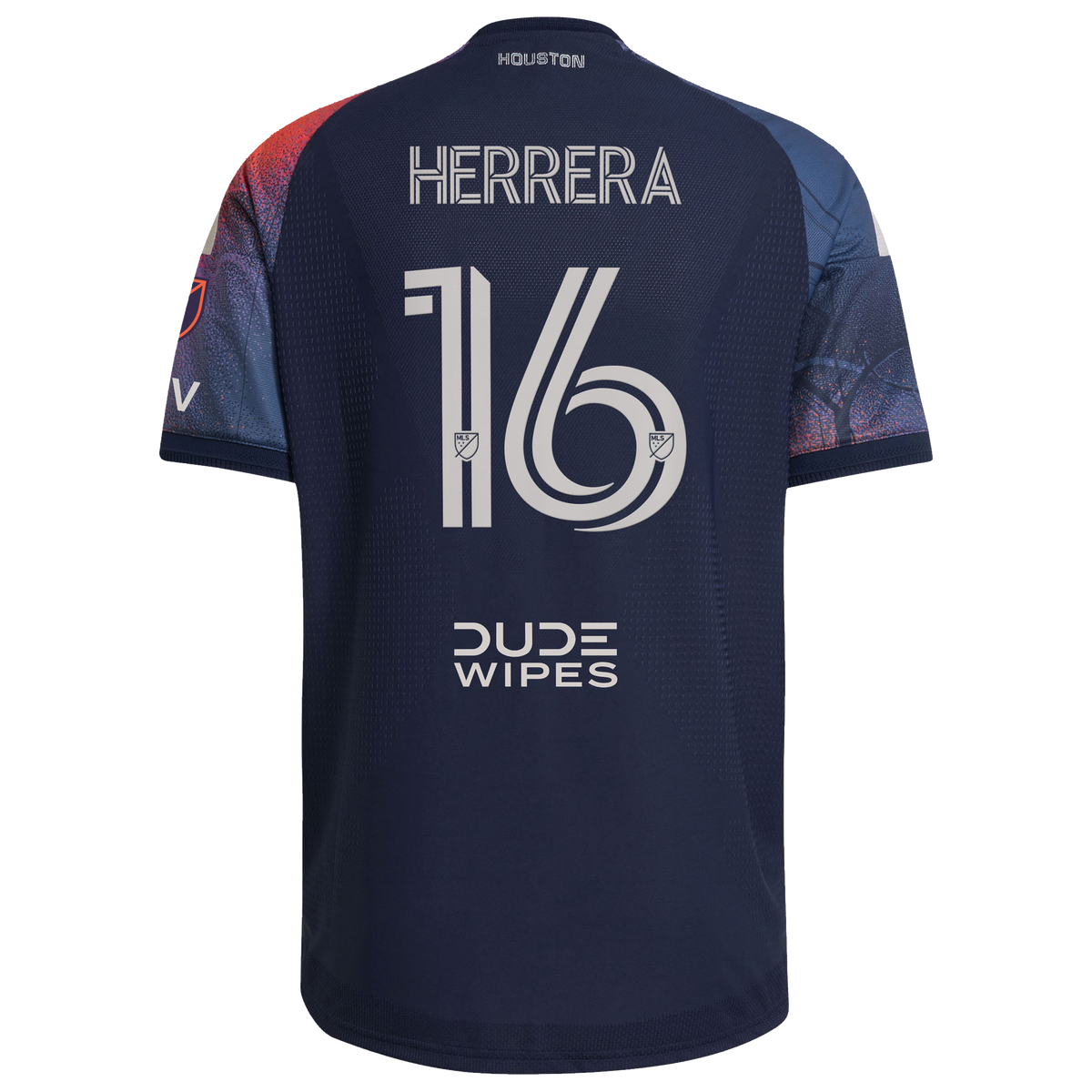 Men's Houston Dynamo FC Héctor Herrera Blue 2026 Mission Control On-Field Authentic Patch Jersey